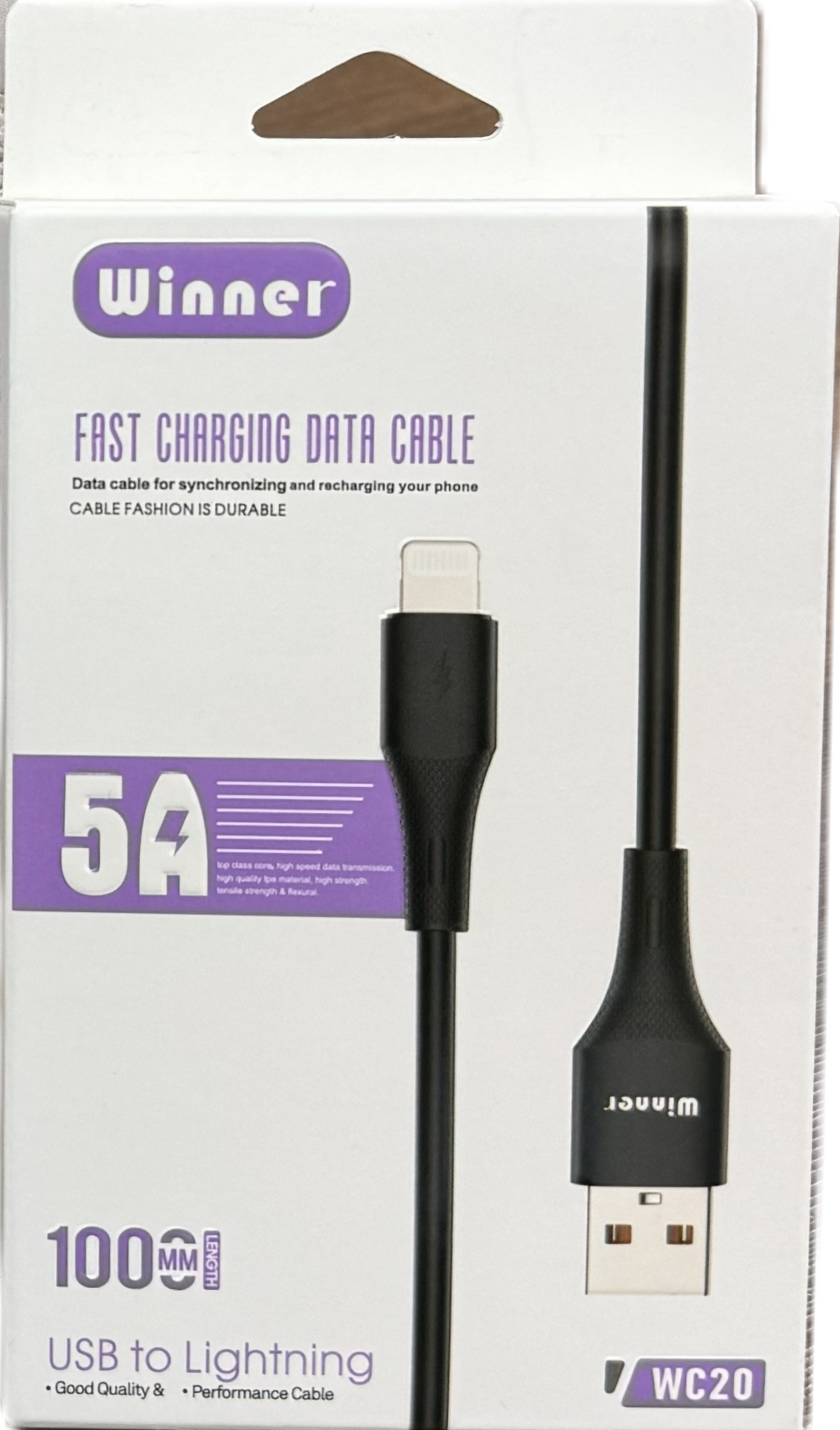 کابل شارژر Usb To Lightening برند Winner مدل WC20