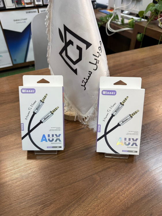 کابل AUX وینر Winner دو سر جک 3.5 میلیمتری