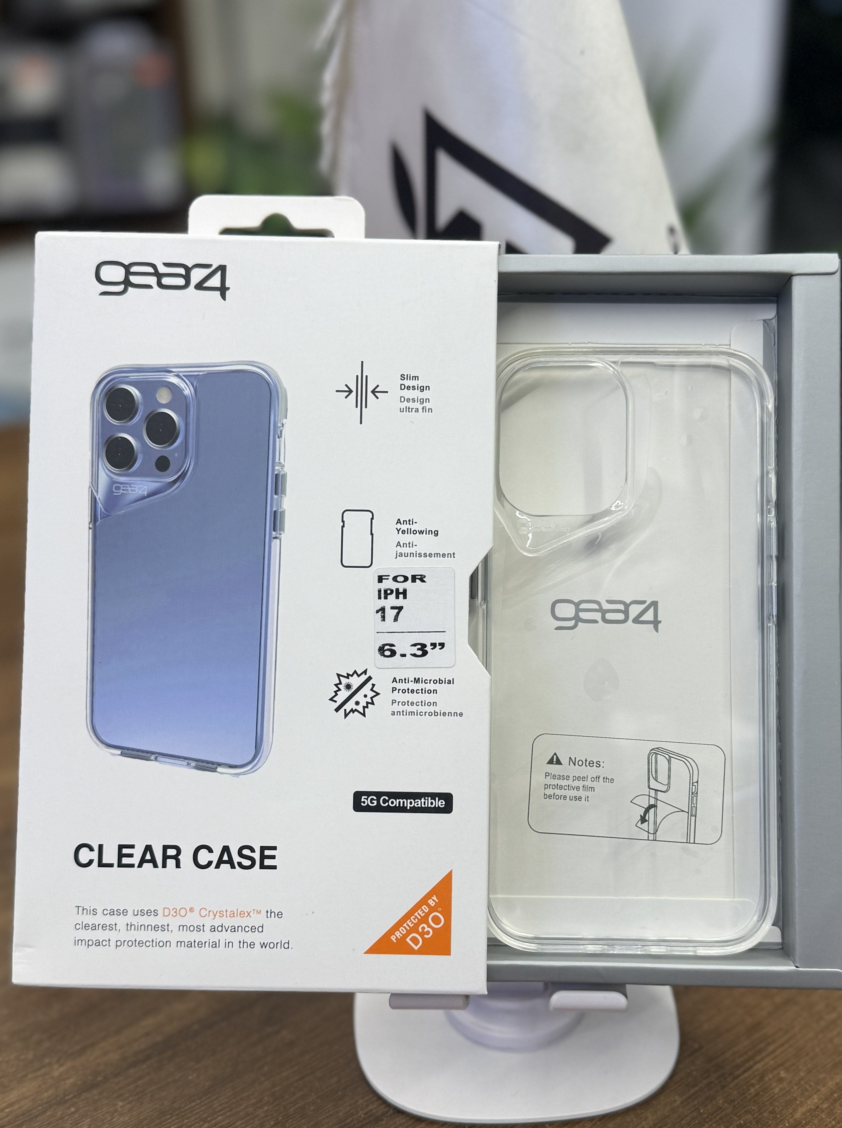 گارد تمام شفاف برند GEAR4 مدل D3O® Crystalex
